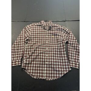 Lyle & Scott 80's 2-Ply Cotton Plaid Long Sleeve Button Down Shirt